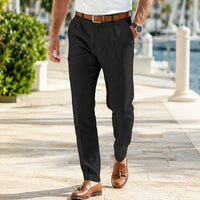Larsen Pleated Front Tailored Trousers