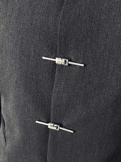 Milton Stand Collar Slim Fit Suit Jacket_10