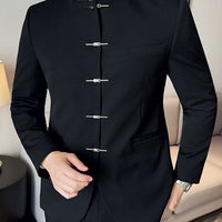Milton Stand Collar Slim Fit Suit Jacket
