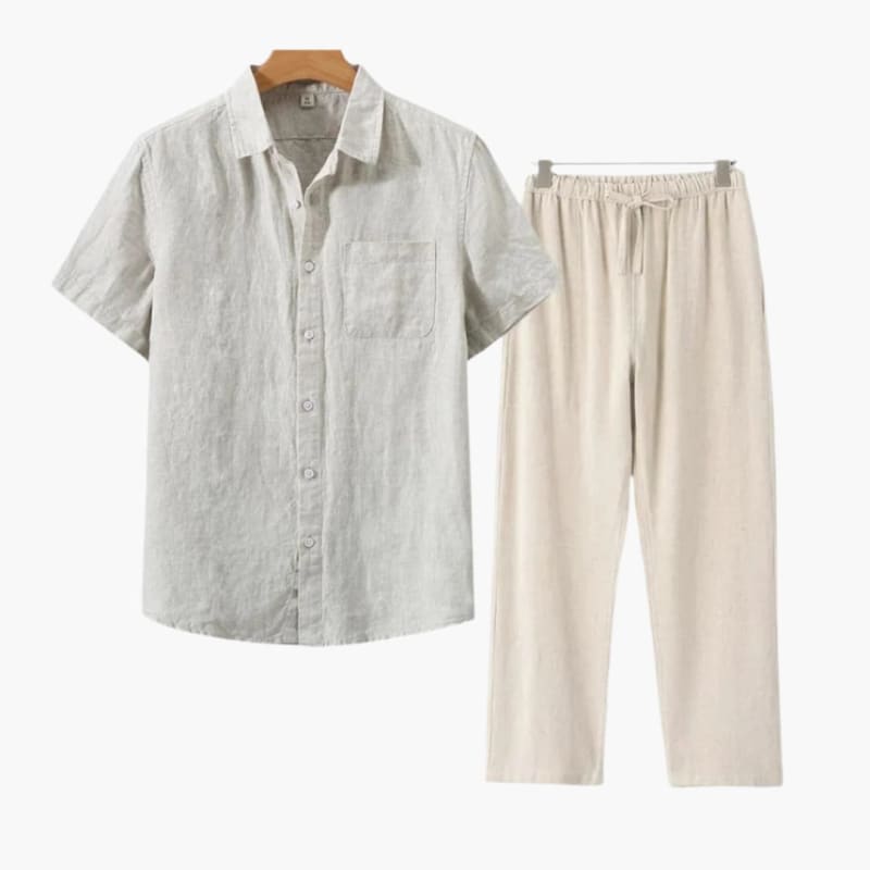 Merrick Linen Shirt and Pant Set_1