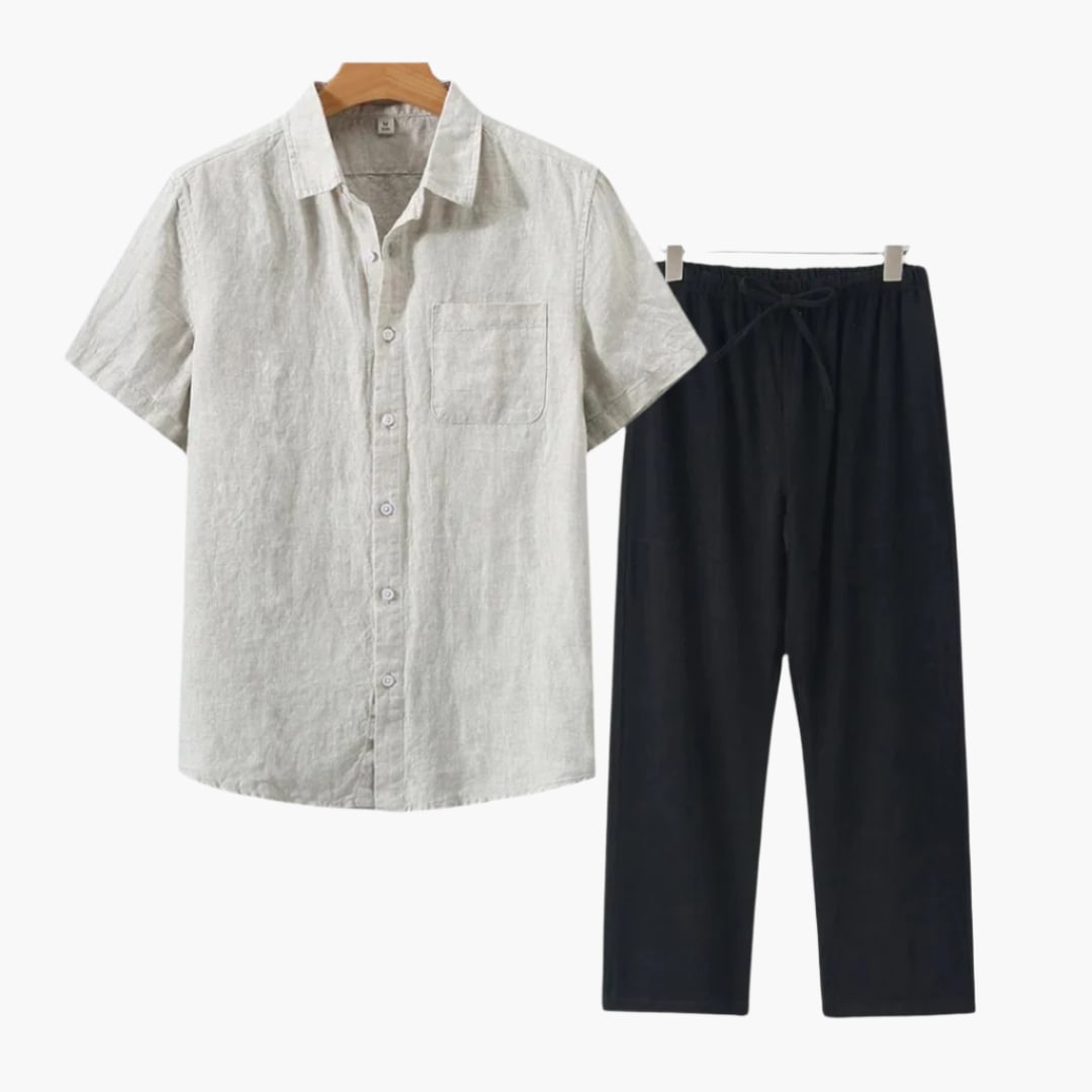 Merrick Linen Shirt and Pant Set_2