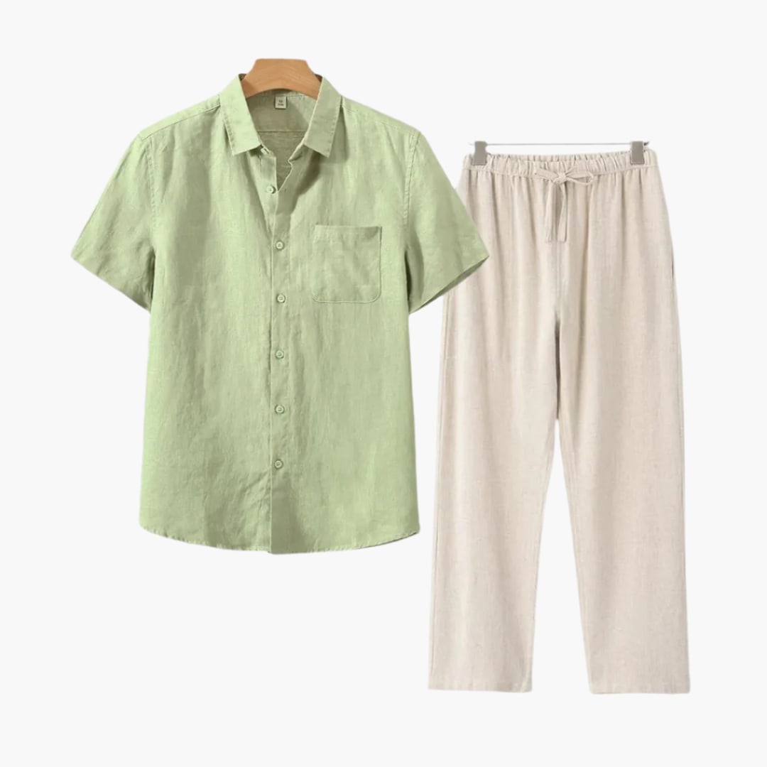 Merrick Linen Shirt and Pant Set_3