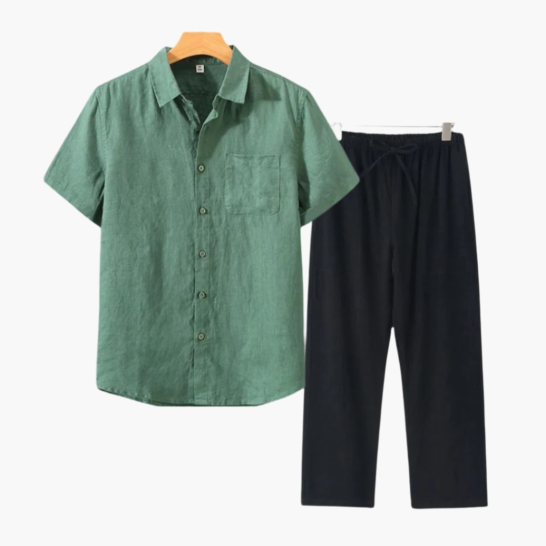 Merrick Linen Shirt and Pant Set_6