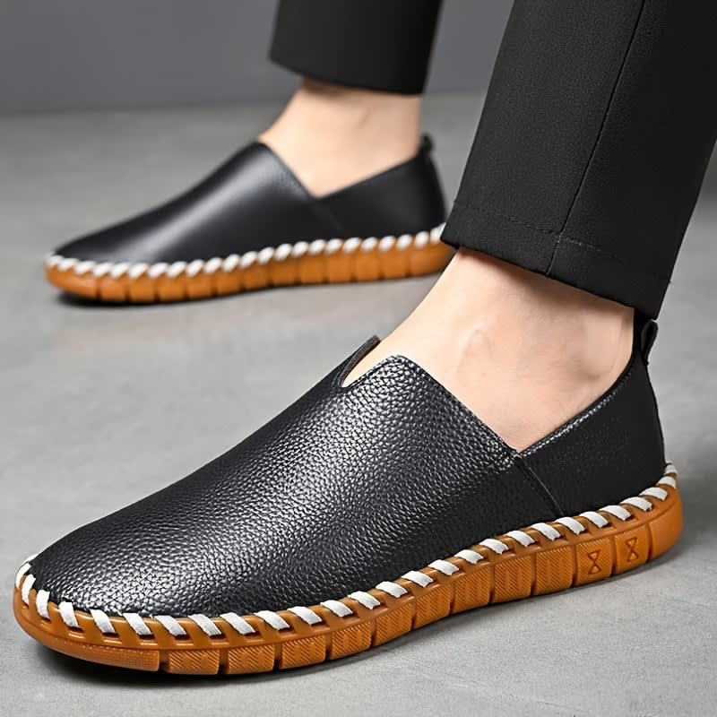 Manfred Hand Stitched Slip On Loafers