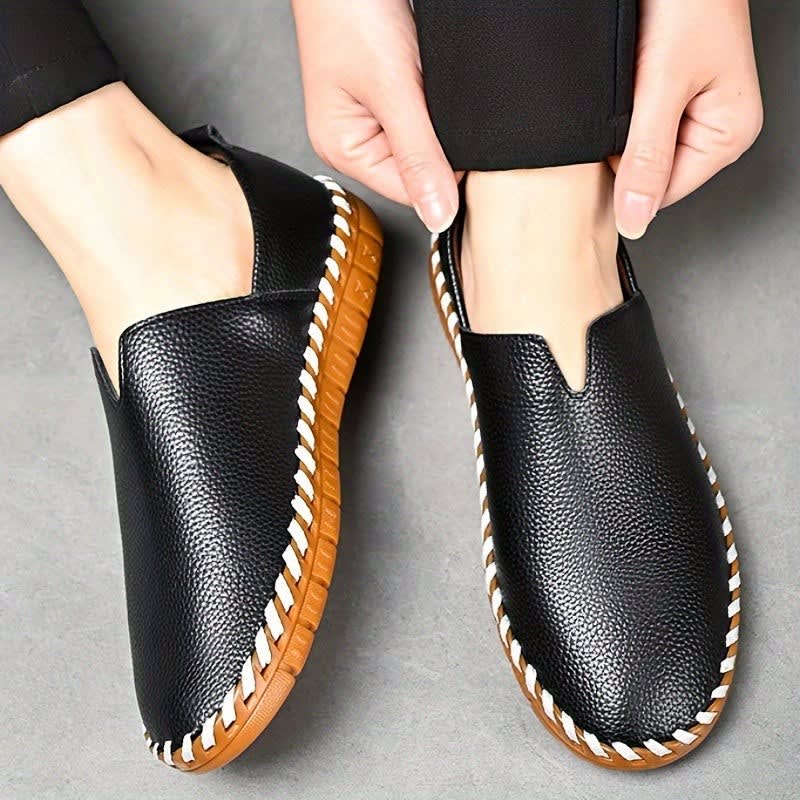 Manfred Hand Stitched Slip On Loafers