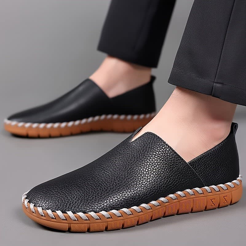 Manfred Hand Stitched Slip On Loafers