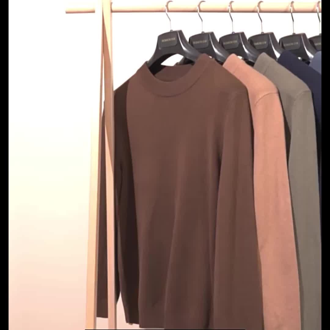 Lombard Mock Neck Knit Sweater