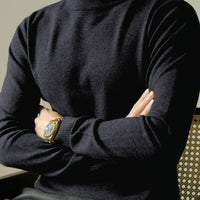 Lombard Mock Neck Knit Sweater