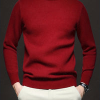 Lombard Mock Neck Knit Sweater