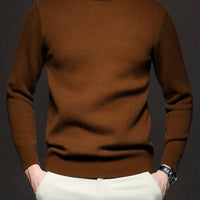 Lombard Mock Neck Knit Sweater