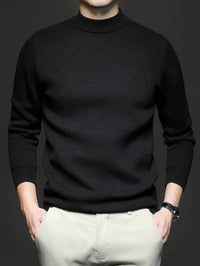 Lombard Mock Neck Knit Sweater