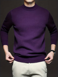 Lombard Mock Neck Knit Sweater