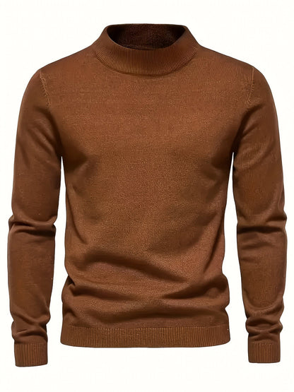 Lombard Mock Neck Knit Sweater_8