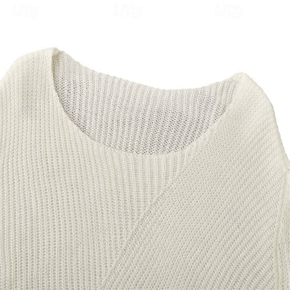 Bergen Waffle Knit V Neck Pullover_7