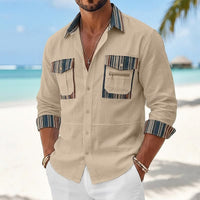 Hurley Striped Trim Patch Pocket Shirt