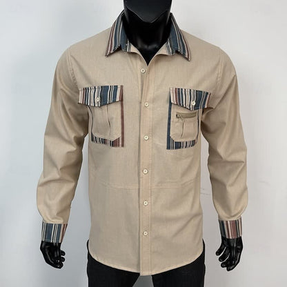 Hurley Striped Trim Patch Pocket Shirt_6