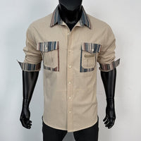 Hurley Striped Trim Patch Pocket Shirt