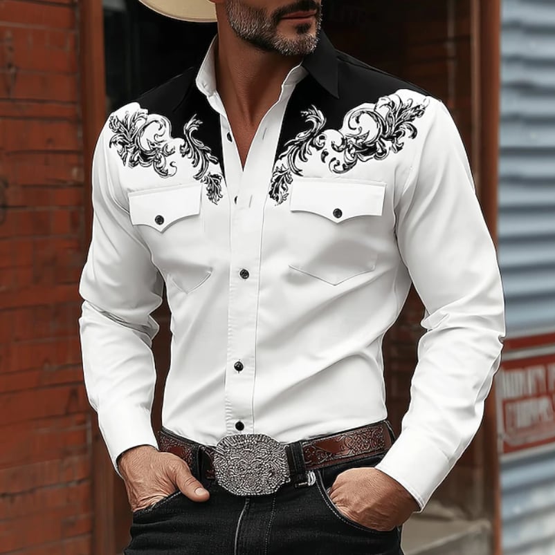 Atlas Embroidered Yoke Western Shirt_4