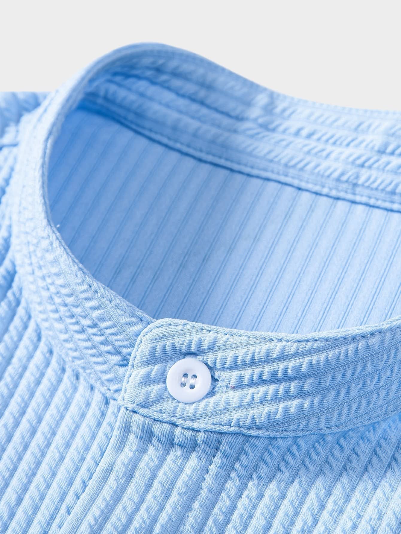 Fletcher Ribbed Mandarin Collar Shirt_4