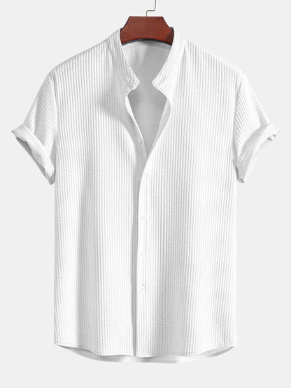 Fletcher Ribbed Mandarin Collar Shirt_6