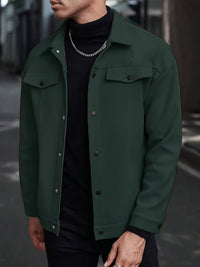 Cowan Textured Snap Front Jacket