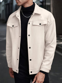 Cowan Textured Snap Front Jacket