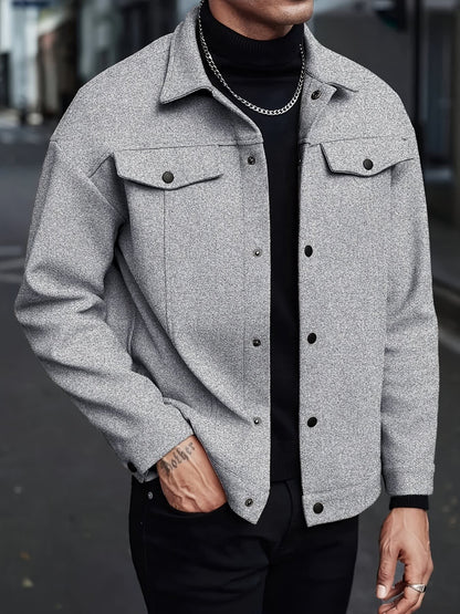 Cowan Textured Snap Front Jacket_2