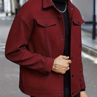 Cowan Textured Snap Front Jacket