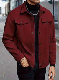 Cowan Textured Snap Front Jacket