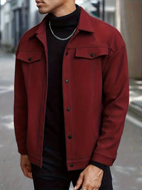 Cowan Textured Snap Front Jacket
