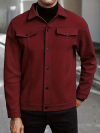 Cowan Textured Snap Front Jacket