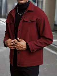 Cowan Textured Snap Front Jacket