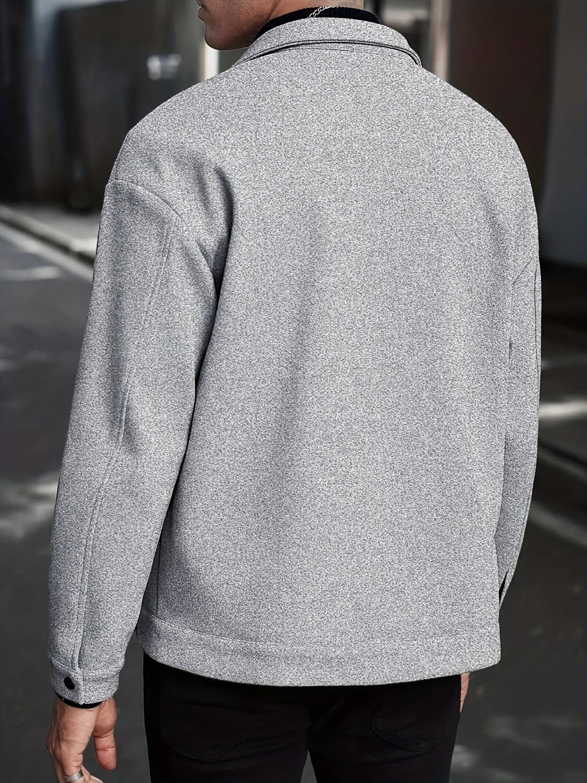 Cowan Textured Snap Front Jacket