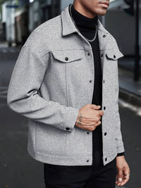Cowan Textured Snap Front Jacket