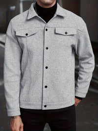 Cowan Textured Snap Front Jacket