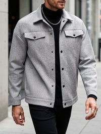Cowan Textured Snap Front Jacket