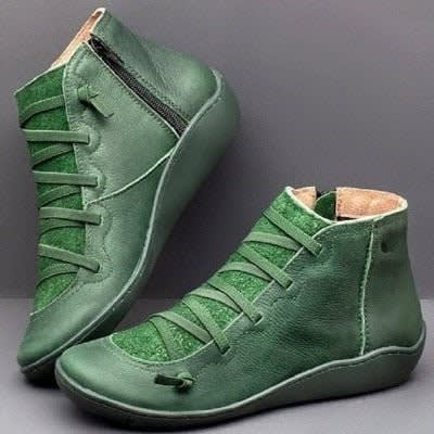 Padraig Side Zip Lace Up Ankle Boots