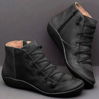 Padraig Side Zip Lace Up Ankle Boots