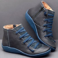 Padraig Side Zip Lace Up Ankle Boots
