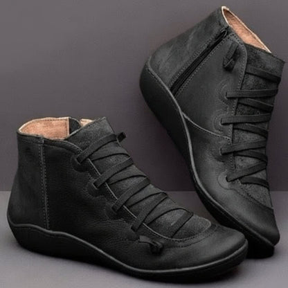 Padraig Side Zip Lace Up Ankle Boots_5
