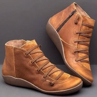 Padraig Side Zip Lace Up Ankle Boots