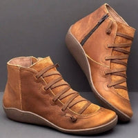 Padraig Side Zip Lace Up Ankle Boots