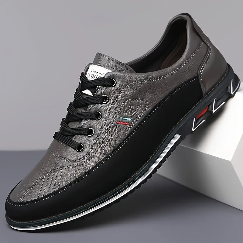 Murdoch Ridged Sole Lace Up Sneakers