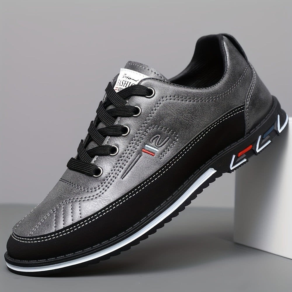 Murdoch Ridged Sole Lace Up Sneakers