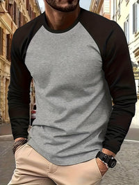 Jorgen Two Tone Raglan Long Sleeve T-Shirt