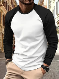 Jorgen Two Tone Raglan Long Sleeve T-Shirt