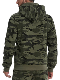 Earl Camo Print Zip Up Hoodie