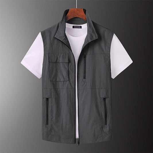 Emanuel Lightweight Zip Utility Vest_1