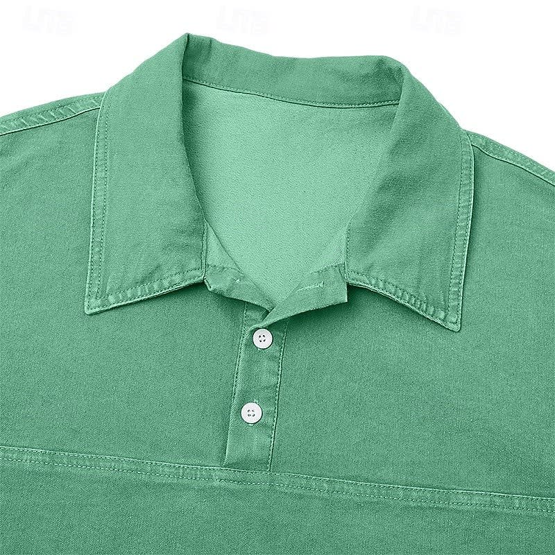 Garth Washed Half Placket Pullover Shirt_15