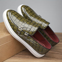 Marius Double Buckle Slip On Loafers